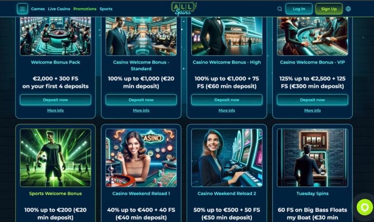 AllSpins Casino Bonus