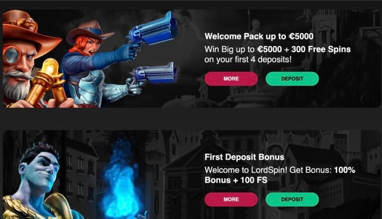 LordSpin Casino Bonus