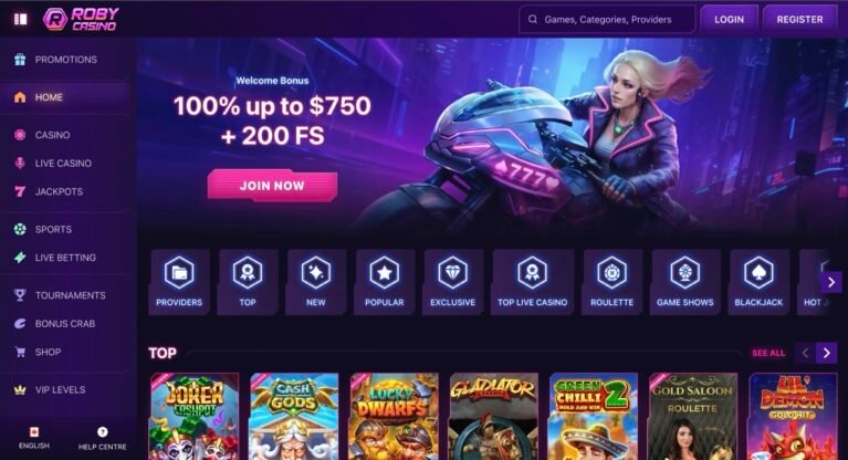 Roby-Casino-Homepage