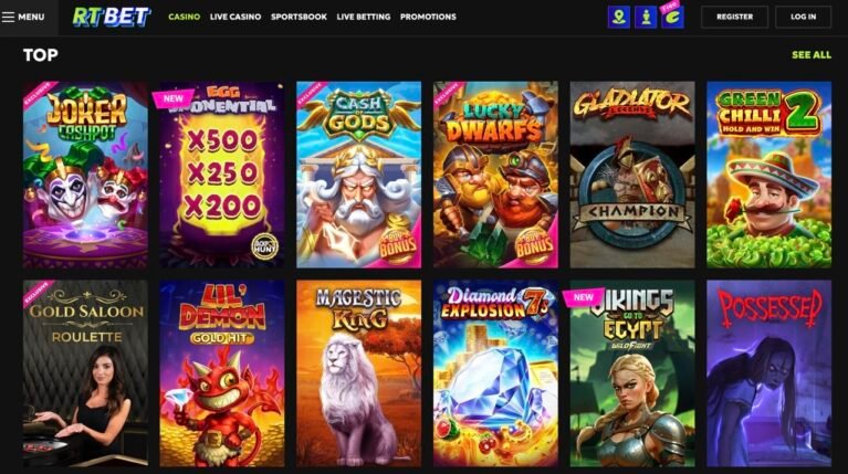 RtBet Casino Games