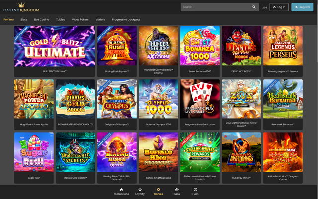 Casino Kingdom Games Medium