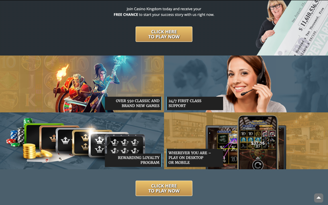 Casino Kingdom Offer