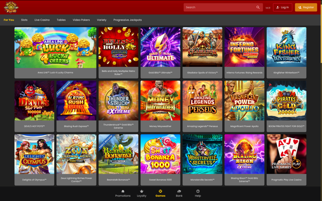 Golden Tiger Casino Games