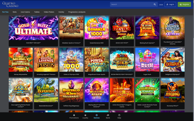 Quatro Casino Games