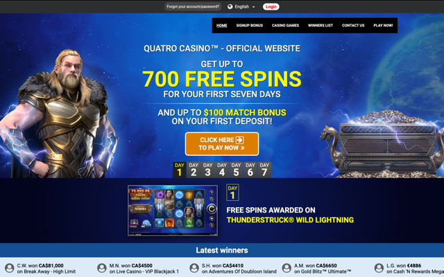 Quatro Casino Home