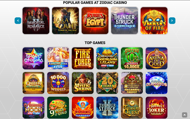 Zodiac Casino Games