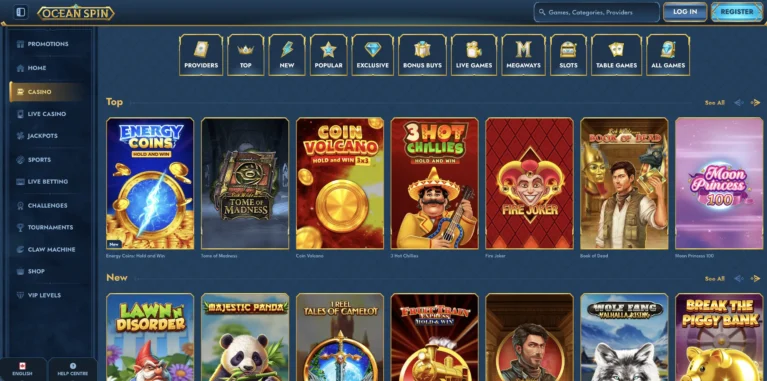 Games OceanSpin