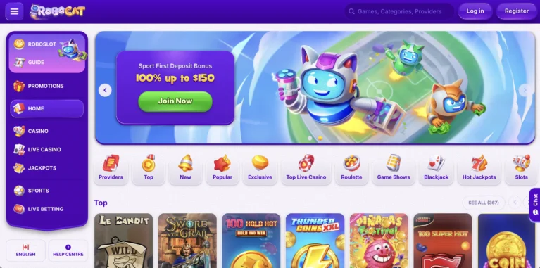 Homepage Robocat