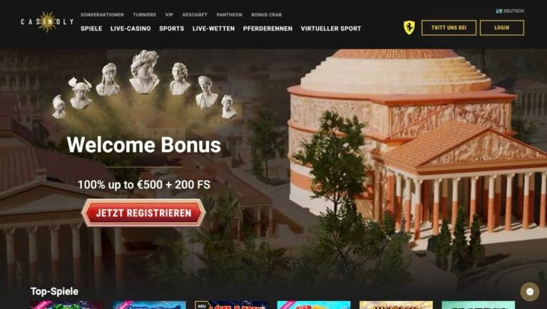 Casinoly Home Page