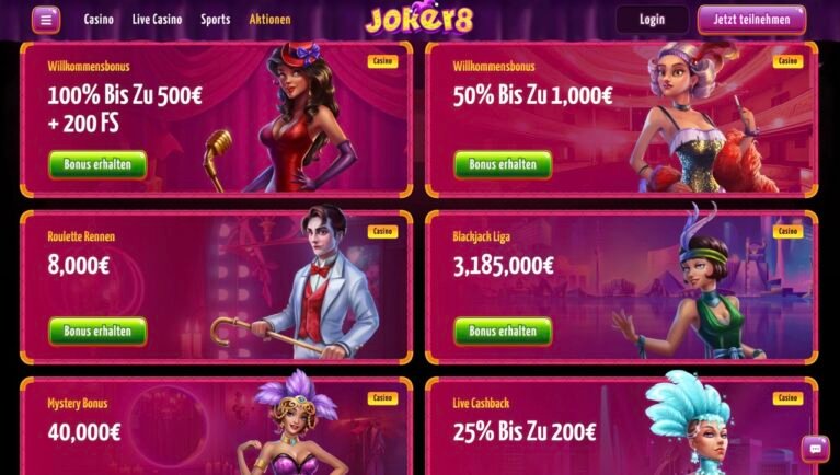 Joker8 casino promotions Large