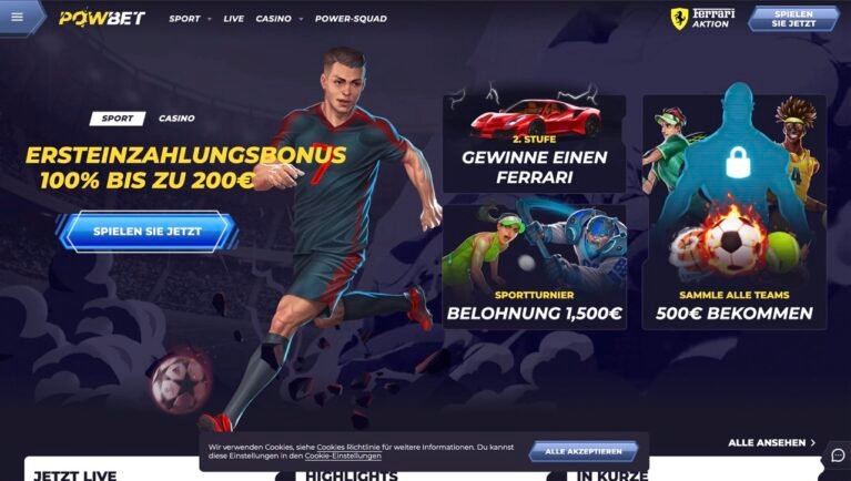 Powbet Sport Homepage