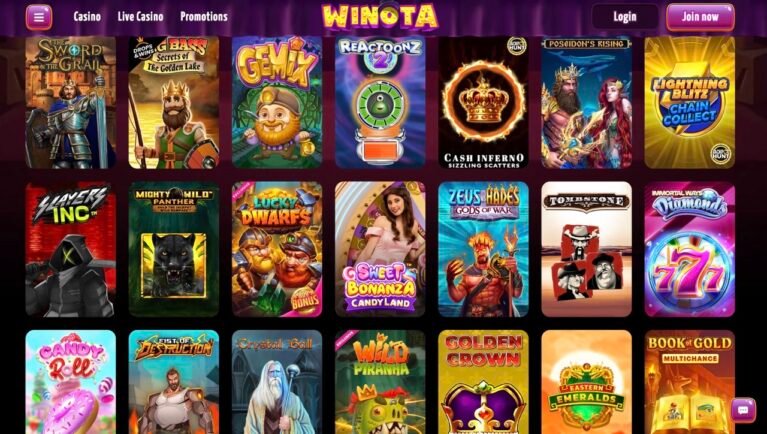 Winota Casino Games