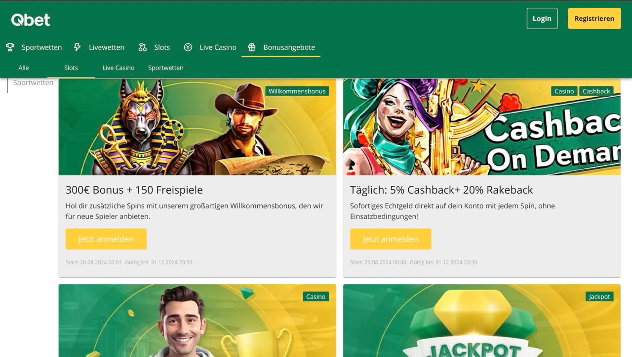 Qbet Casino Promotion