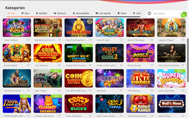 Cadoola Casino Games