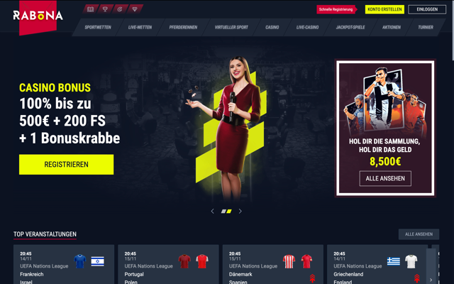 Rabona Casino Home