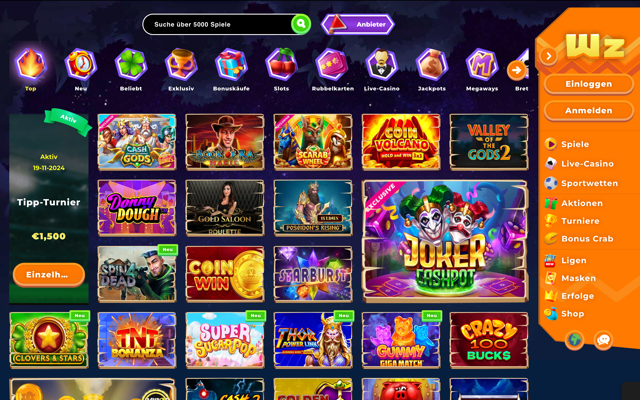 Wazamba Casino Slots