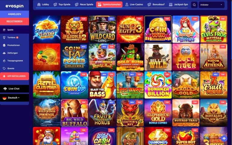 Evospin Casino Games