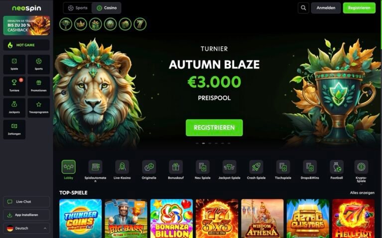 Neospin Casino Home