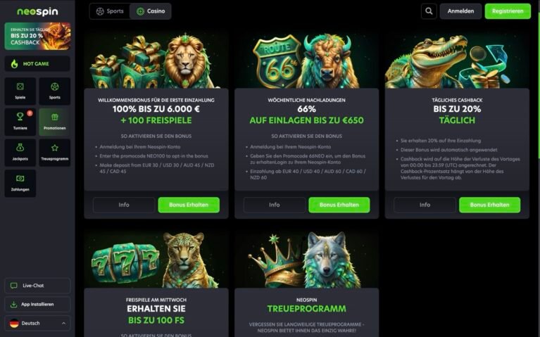 Neospin Casino Promotion