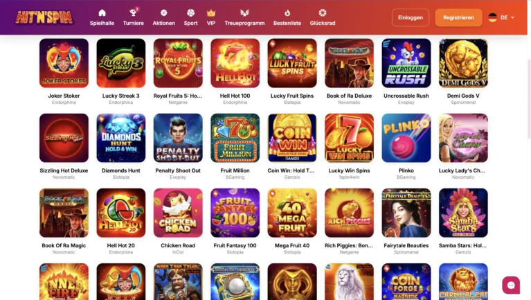 Hitnspin Games