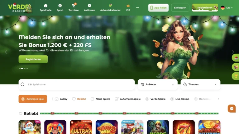 Verde casino home