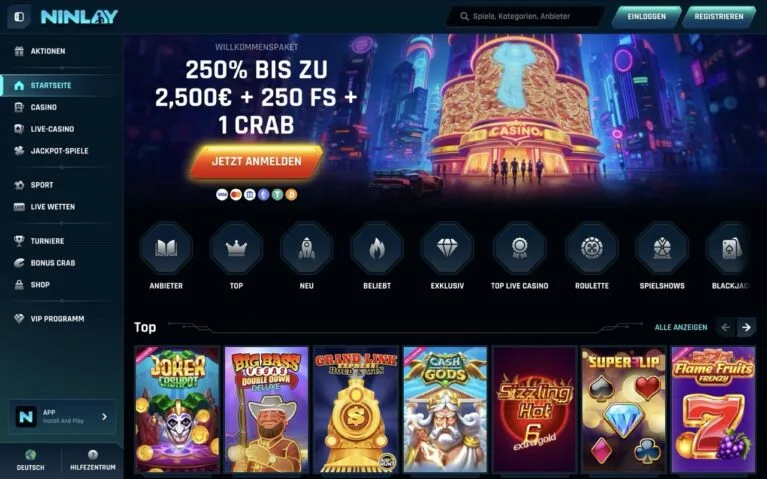 Ninlay Casino Home