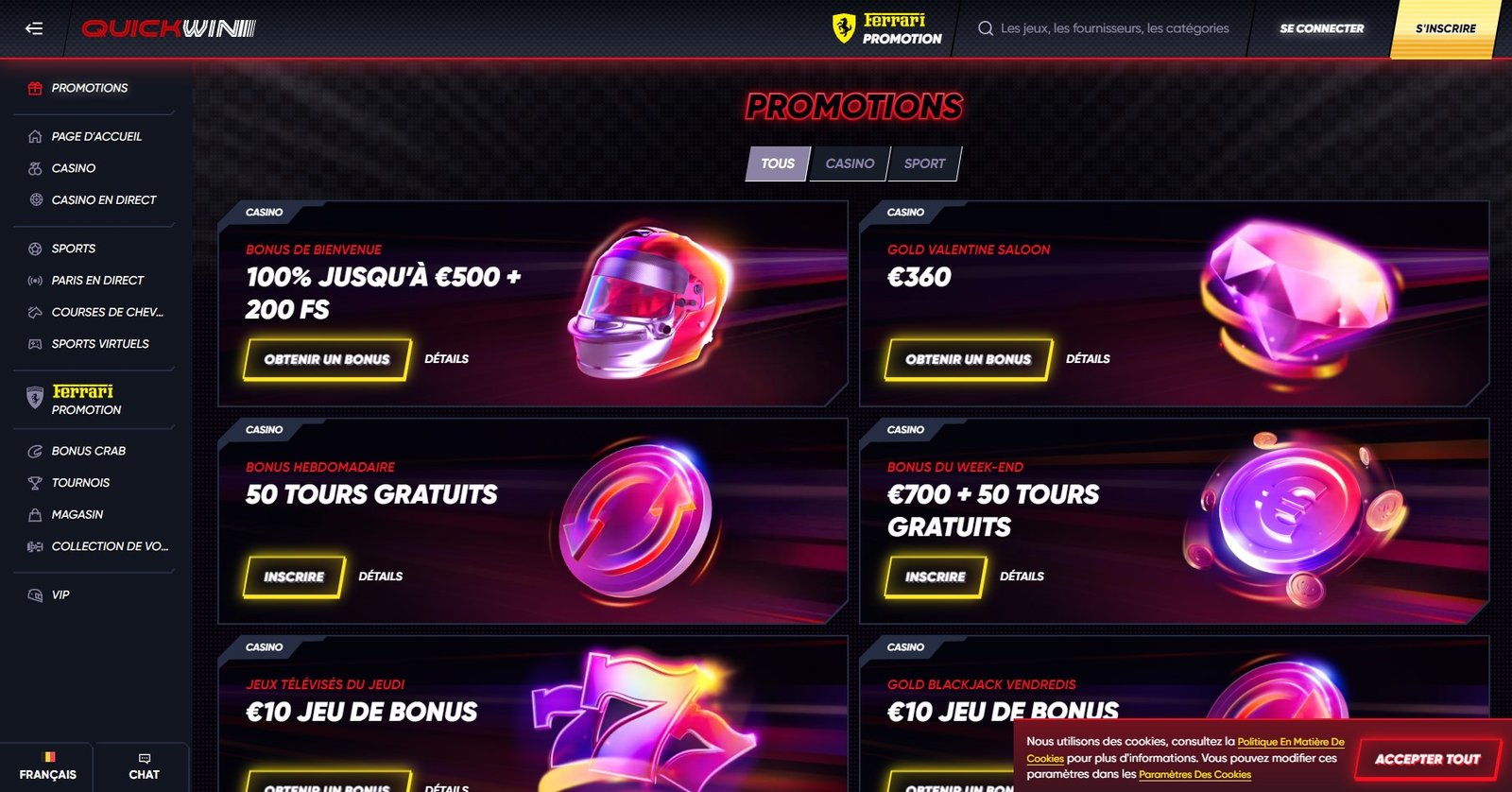 quickwin-casino-promotions