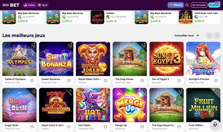 Bdm-Bet-casino-game-page