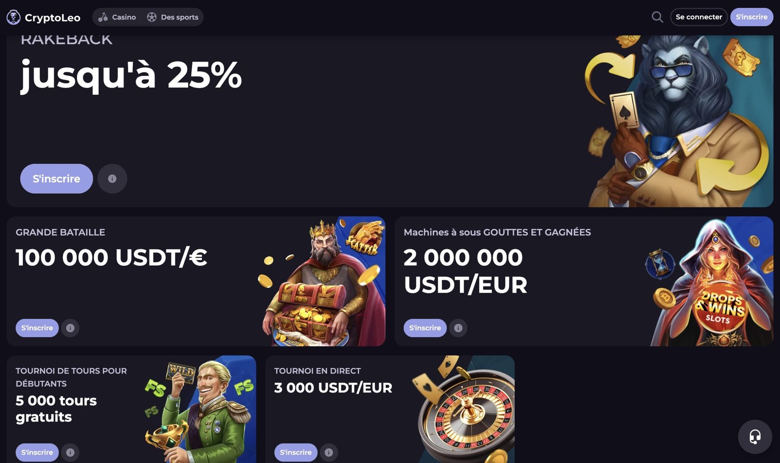 crypto-leo-casino-promotion-page
