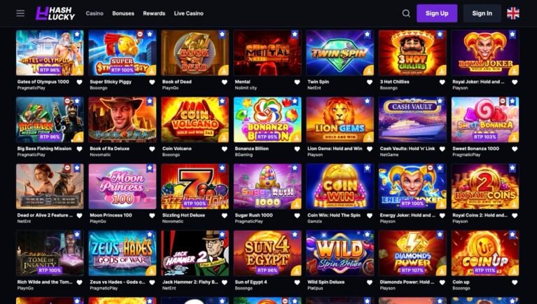 Hashlucky Casino Games