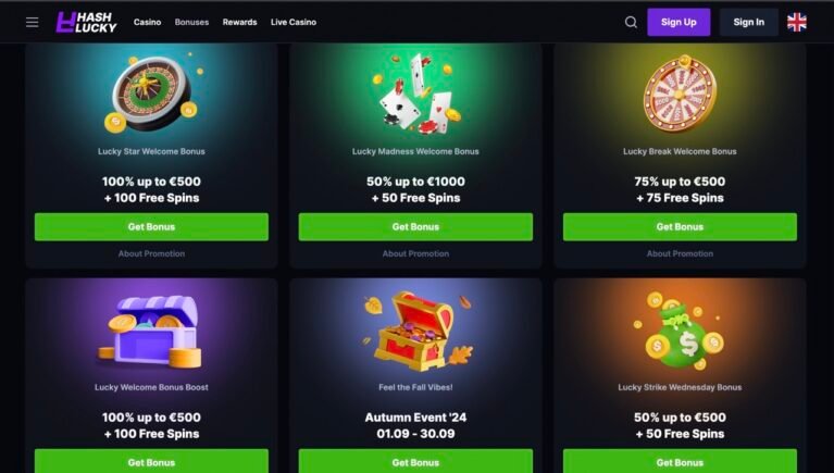 Hashlucky Casino Promotion