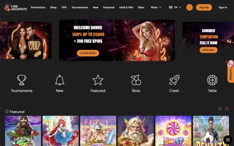 firejackpot casino home