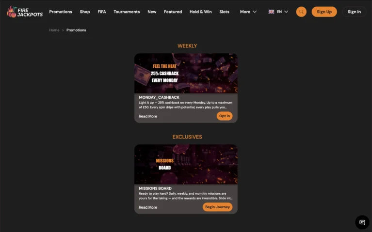firejackpot casino promotion 2