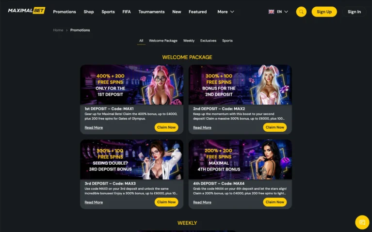 maximalbet promotion