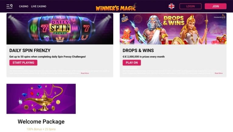 Winners Magic Casino Promotion