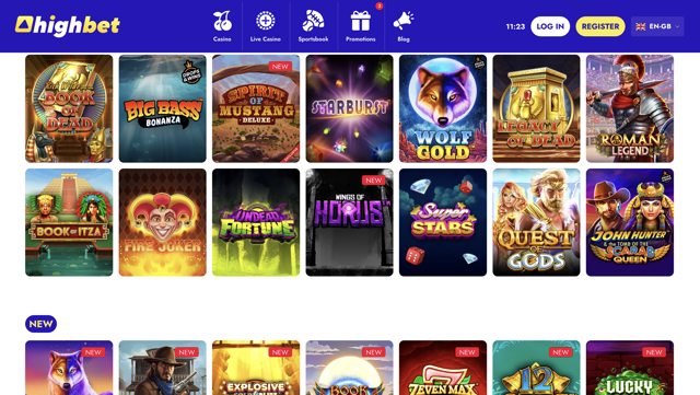 Highbet Casino Games Medium