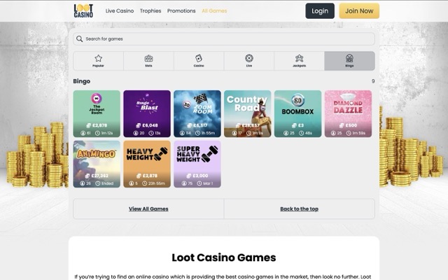 Loot Casino Games