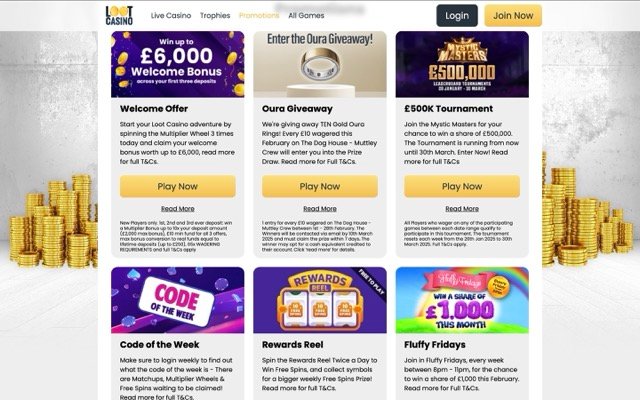 Loot Casino Promotions