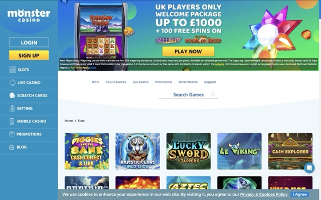 Monster Casino Games
