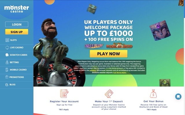 Monster Casino Home