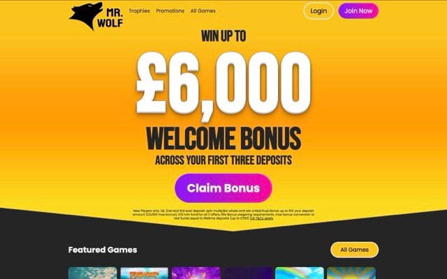 Mr Wolf Slots Bingo Home