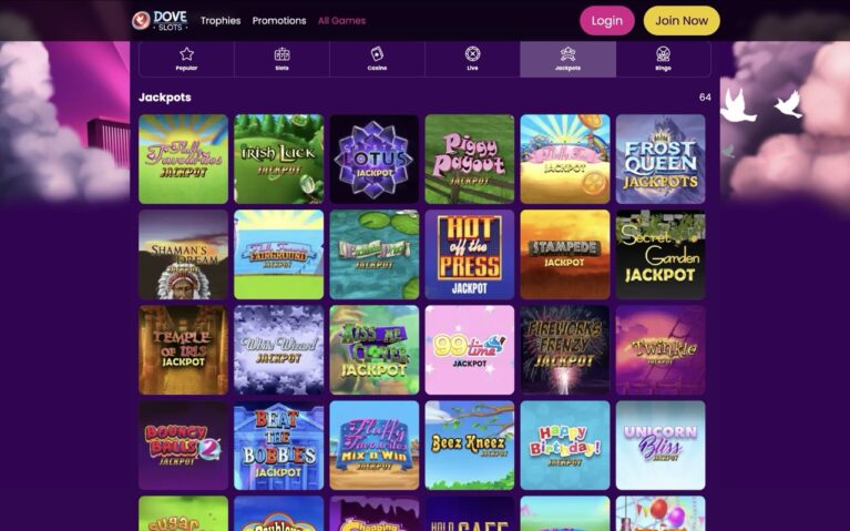 Dove Slots Casino Game