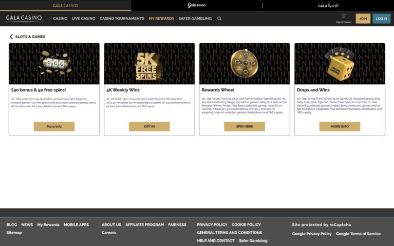Gala Casino Bonuses
