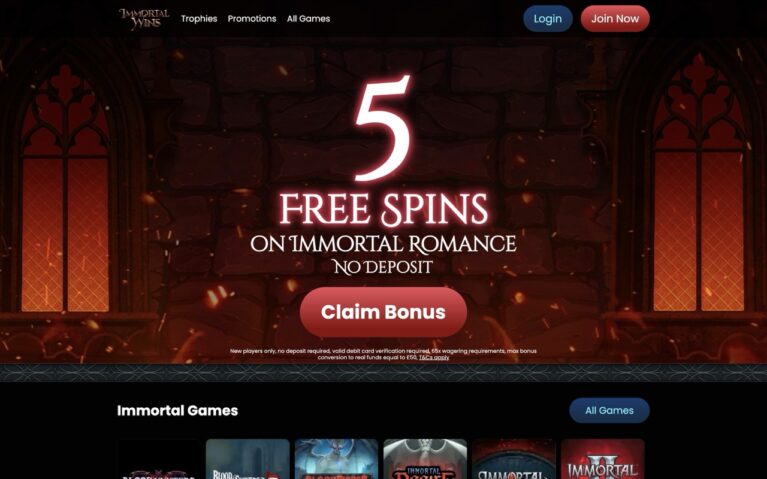 Immortal wins casino Home